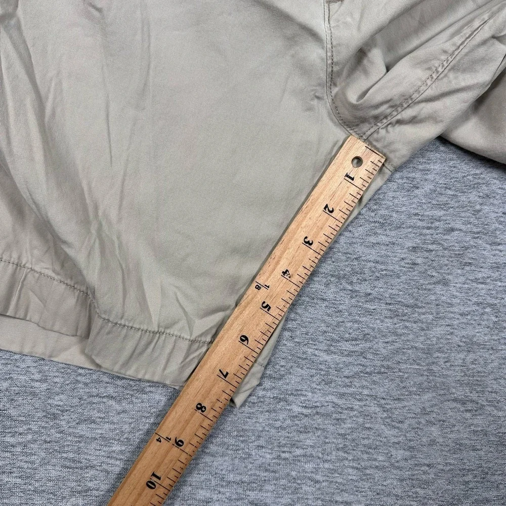Faherty Island Life Chino Shorts Mens 38 Beige Organic Cotton Stretch Vacation